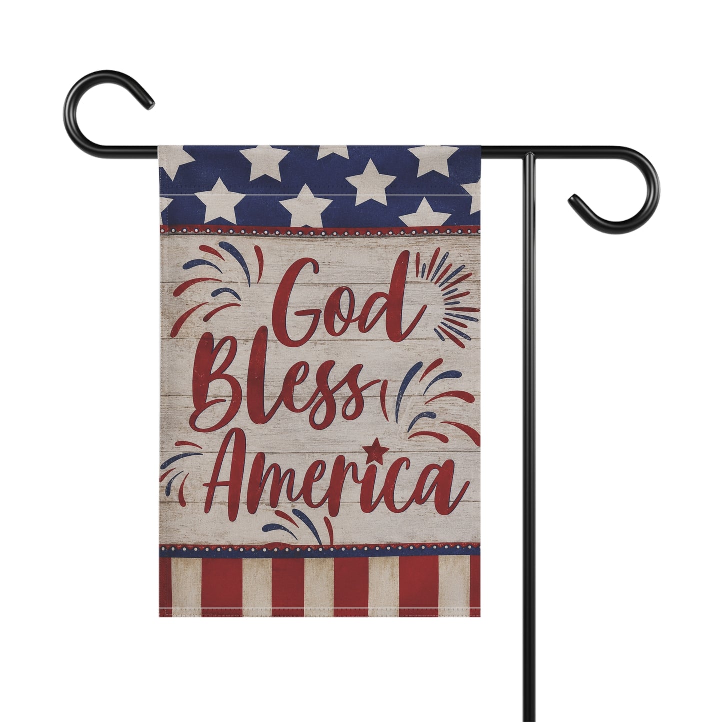 God Bless America Garden Flag