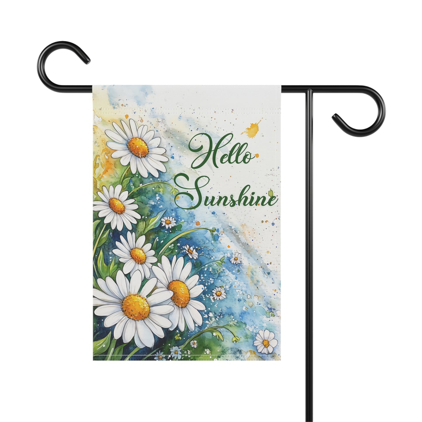 Hello Sunshine Daisy Garden Flag
