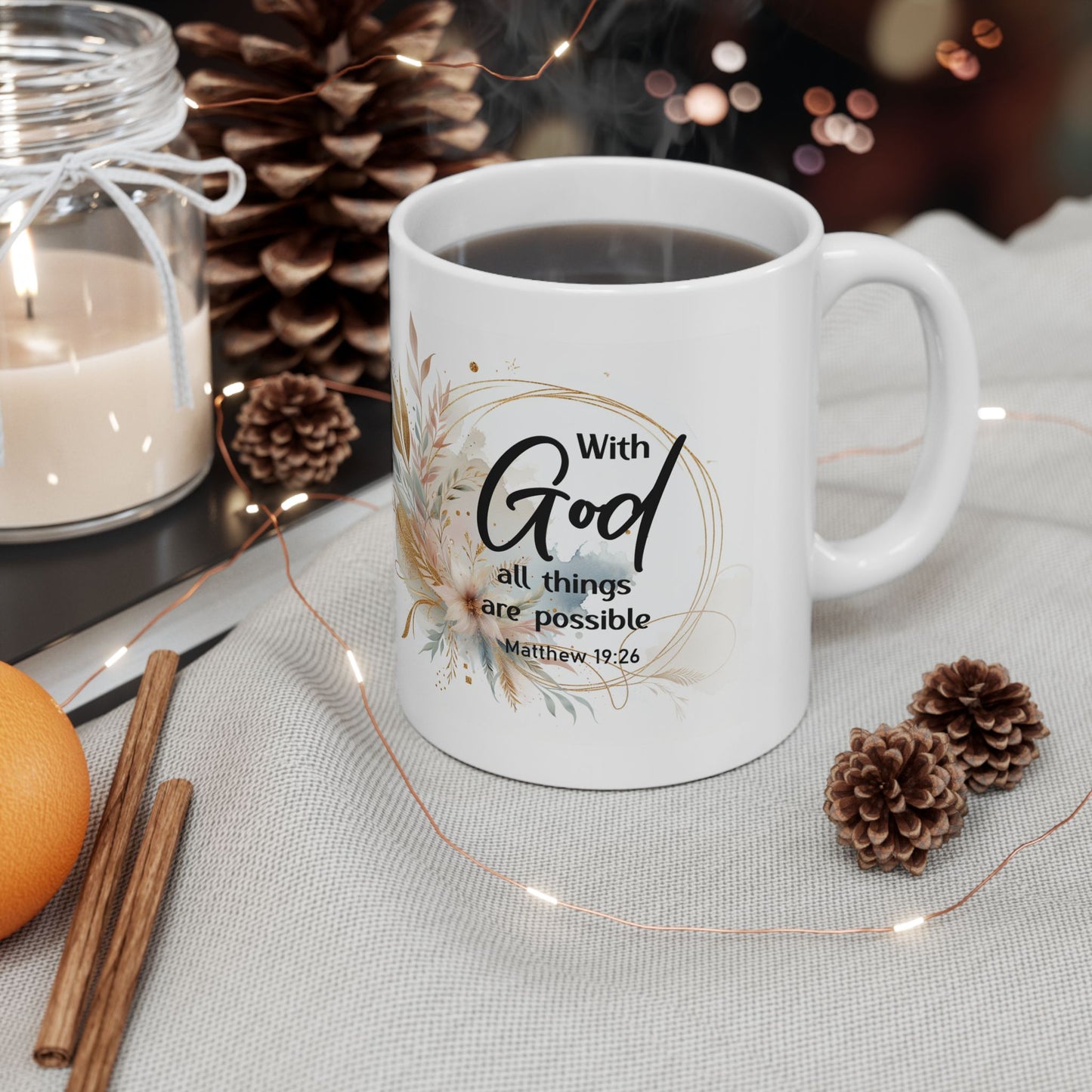 With God All Things Are Possible Mug