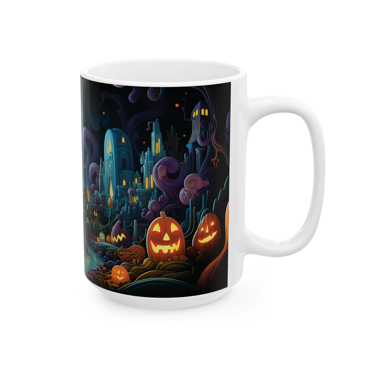 Moonlit Pumpkin Hollow Mug