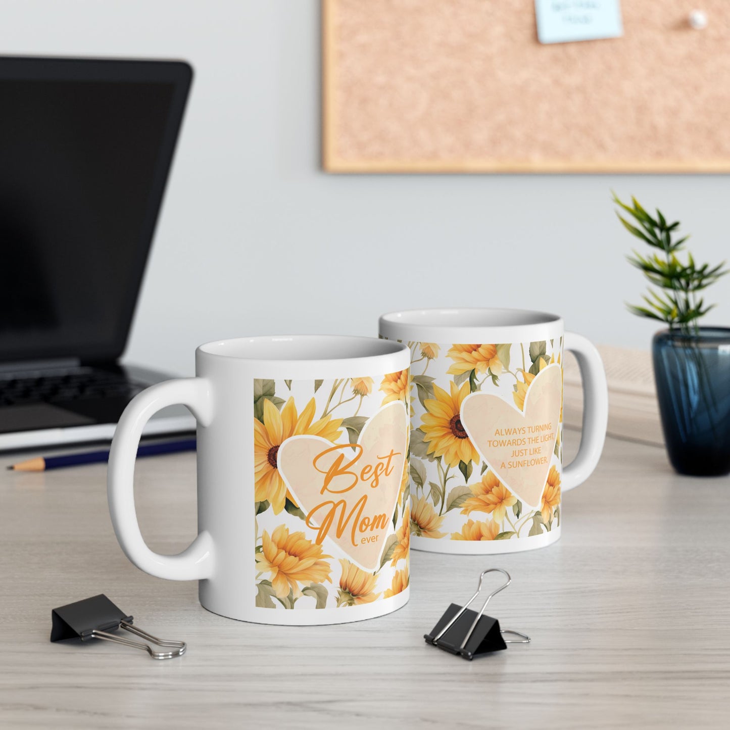 Best Mom Ever Sunflower Mug