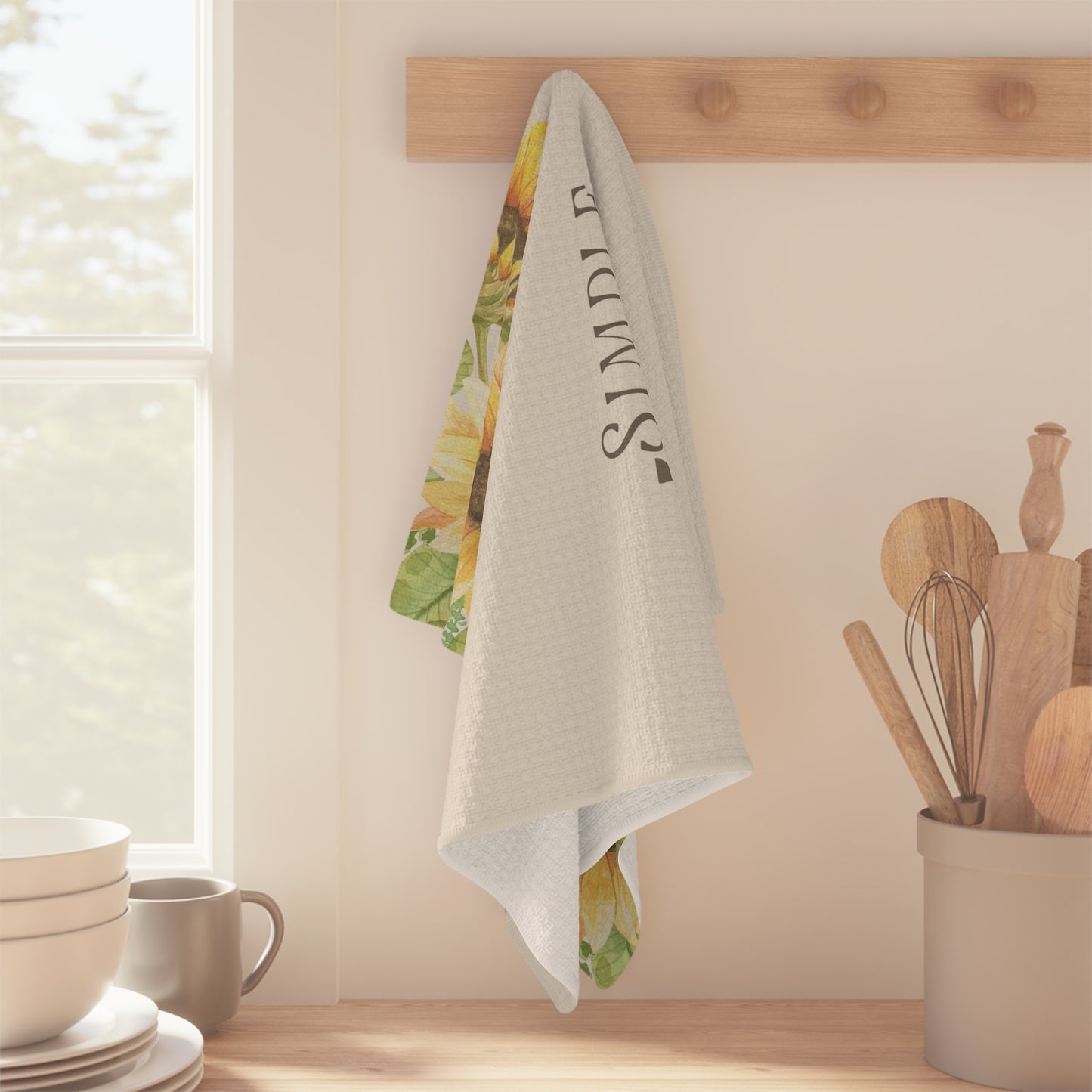 Sunflower Simple Joys Microfiber Tea Towel