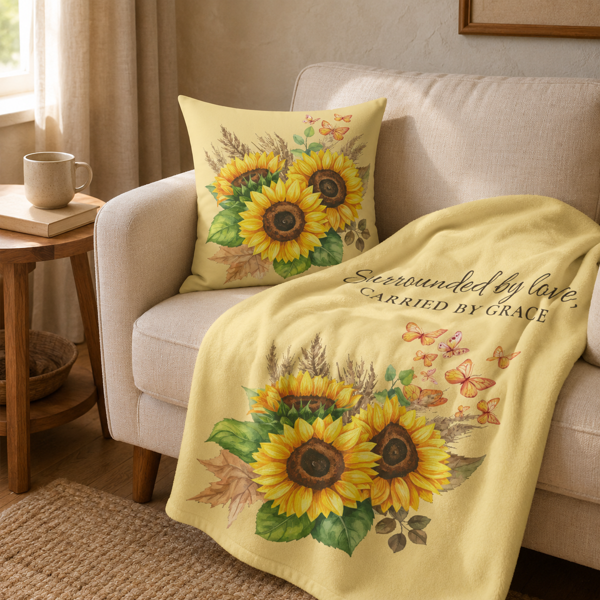 Surrounded by Love Plush Throw