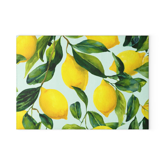 Lemon Grove Glass Cutting Board