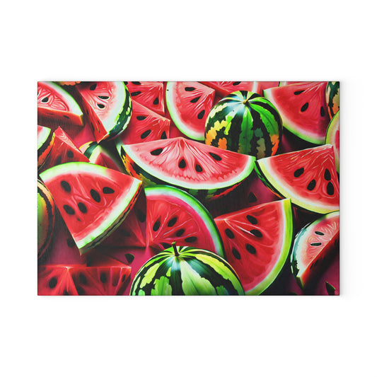Watermelon Glass Cutting Board