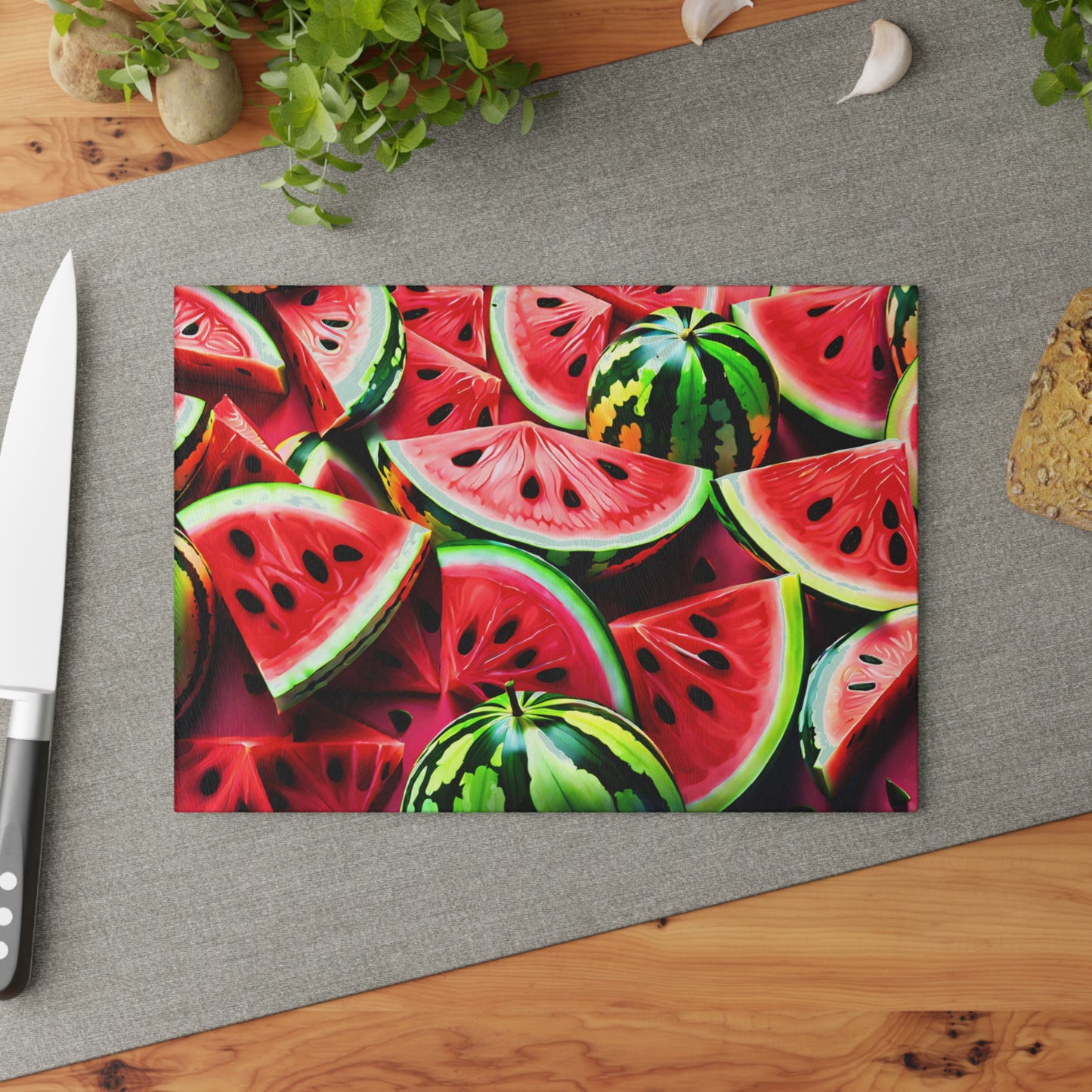 Watermelon Glass Cutting Board