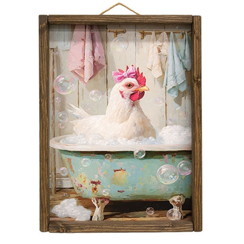 Tubby Hen Framed Print