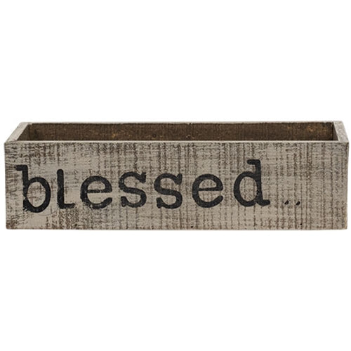 Faith & Home Rustic Wooden Box Trio
