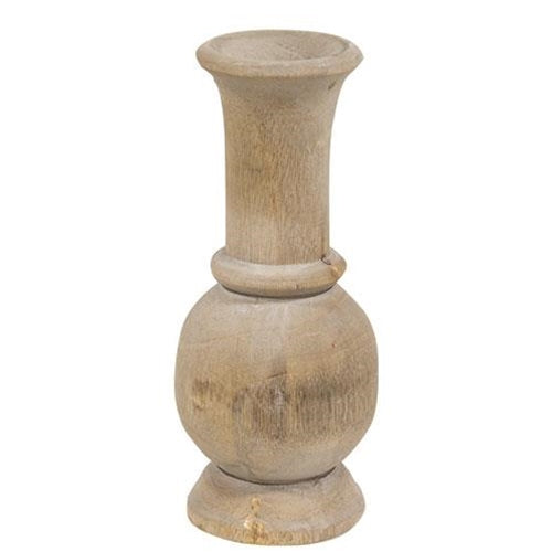 Wooden Tapered Vase
