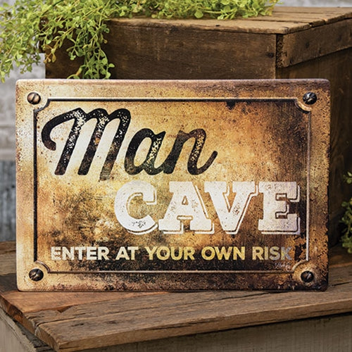 Man Cave Metal Sign