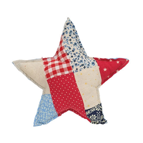 Patchwork Americana Star Pillow