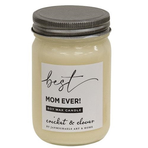 Best Mom Ever Mason Jar Candle
