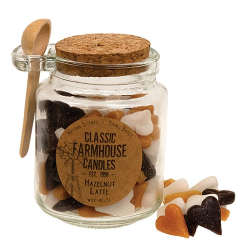 Hazelnut Latte Soy Gumdrop Melts Jar w/ Spoon