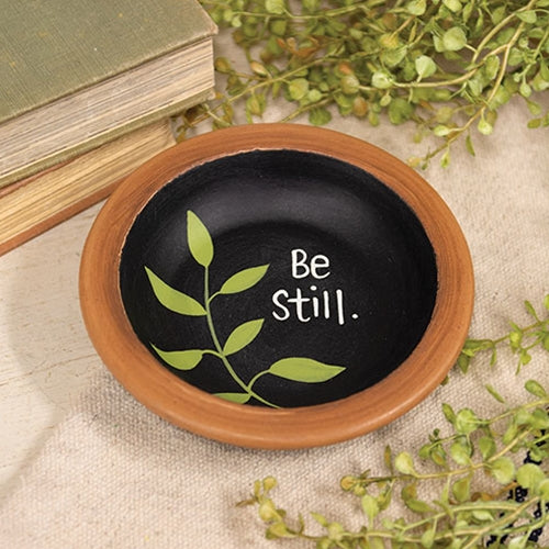Be Still Mini Wooden Bowl