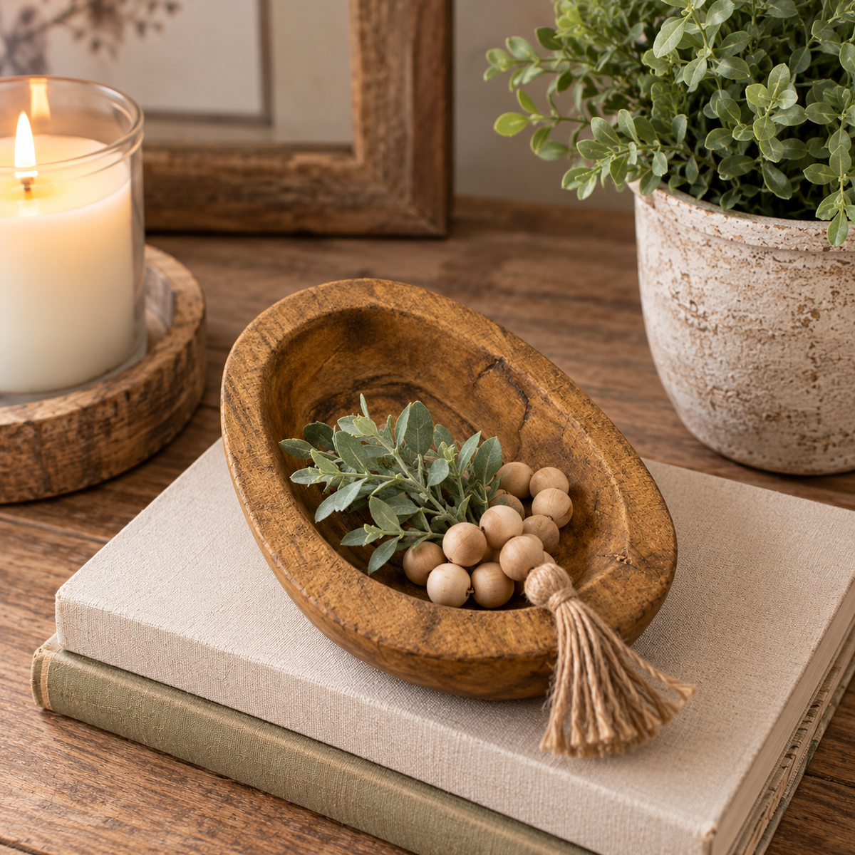Heirloom Cradle Dough Bowl