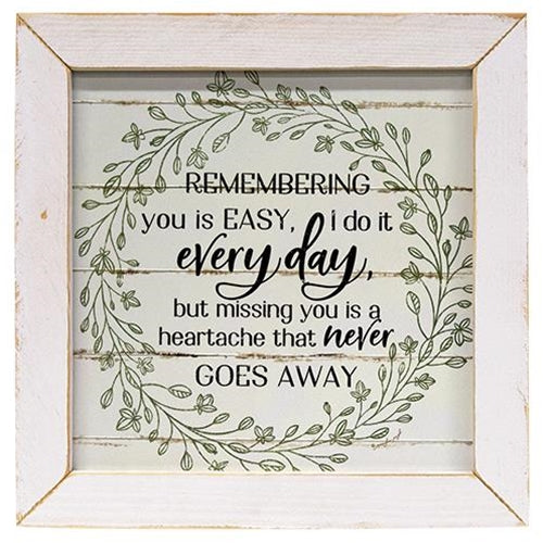 Remembering You Framed Print 13.5 Inch