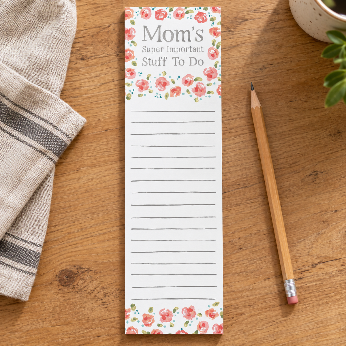 Mom’s Stuff To Do Magnetic List Pad
