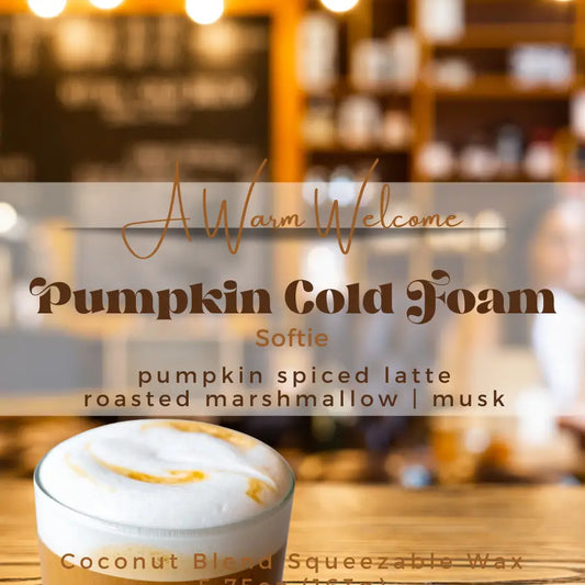 Pumpkin Cold Foam Soft Pour Wax