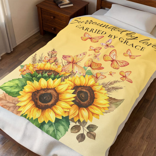 Surrounded by Love Plush Blanket