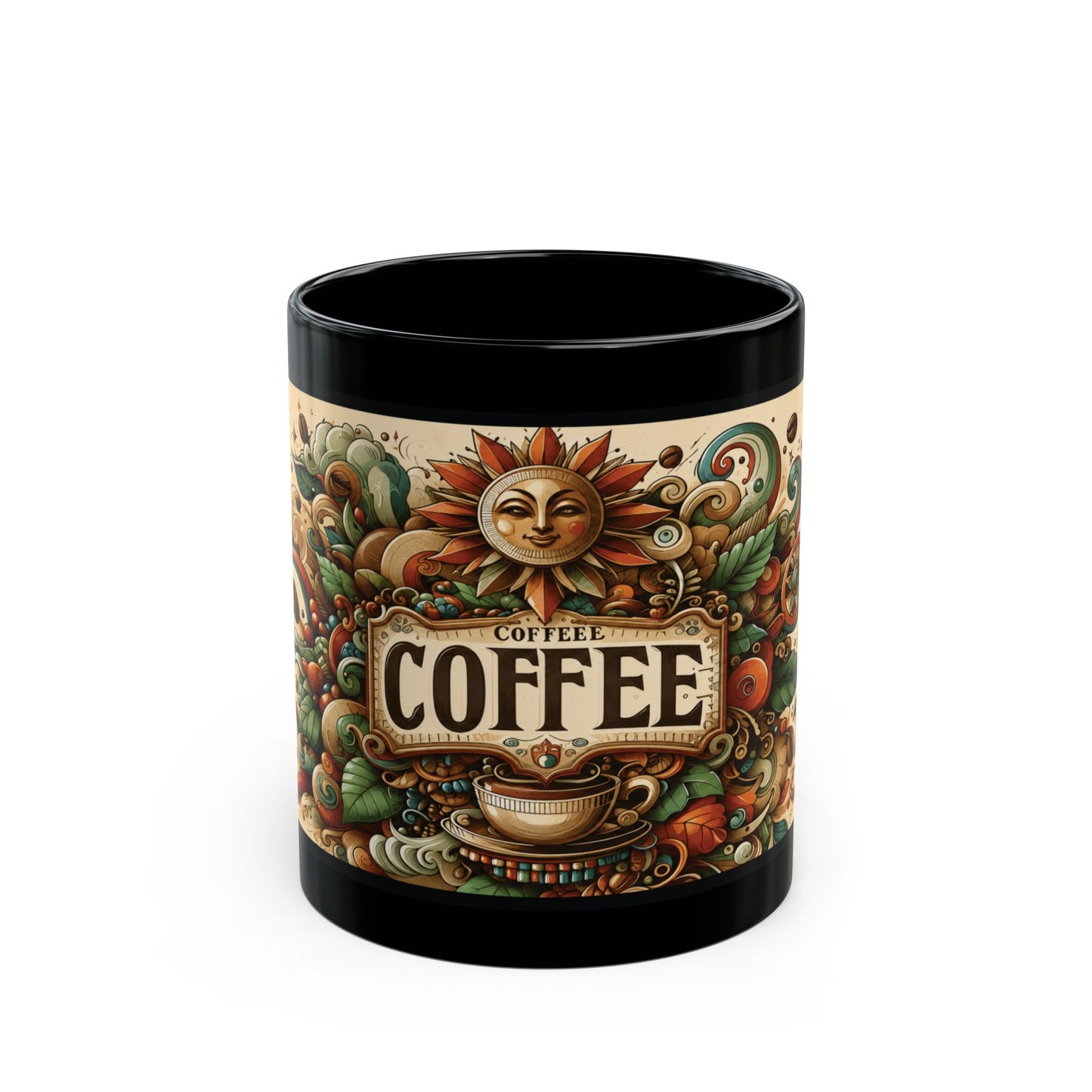 Vintage Sun & Beans Mug