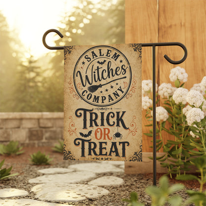 Salem Witches Company Halloween Garden Flag