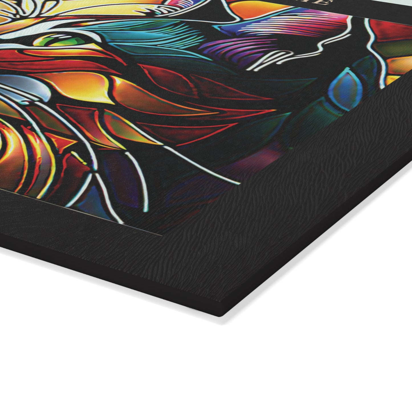 A Purr-fect Welcome Personalized Glass Cutting Board