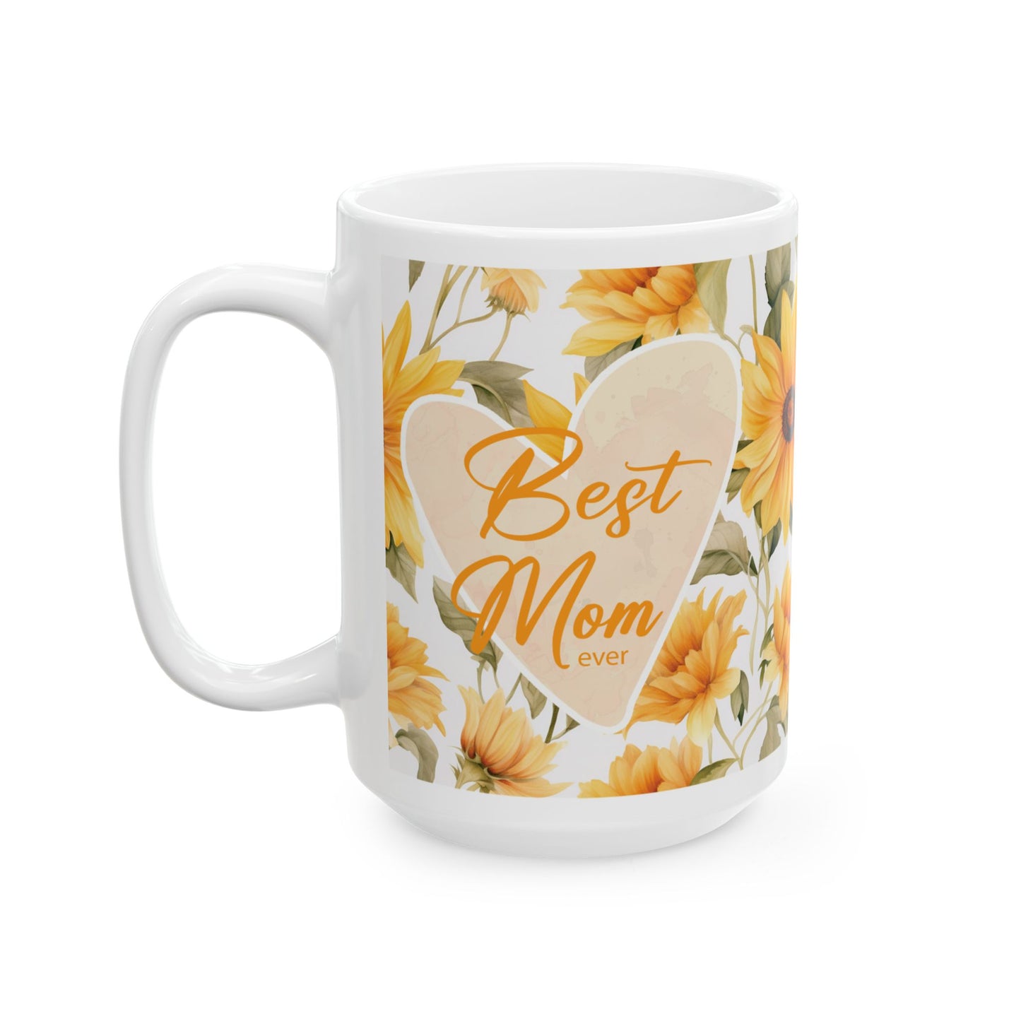 Best Mom Ever Sunflower Mug