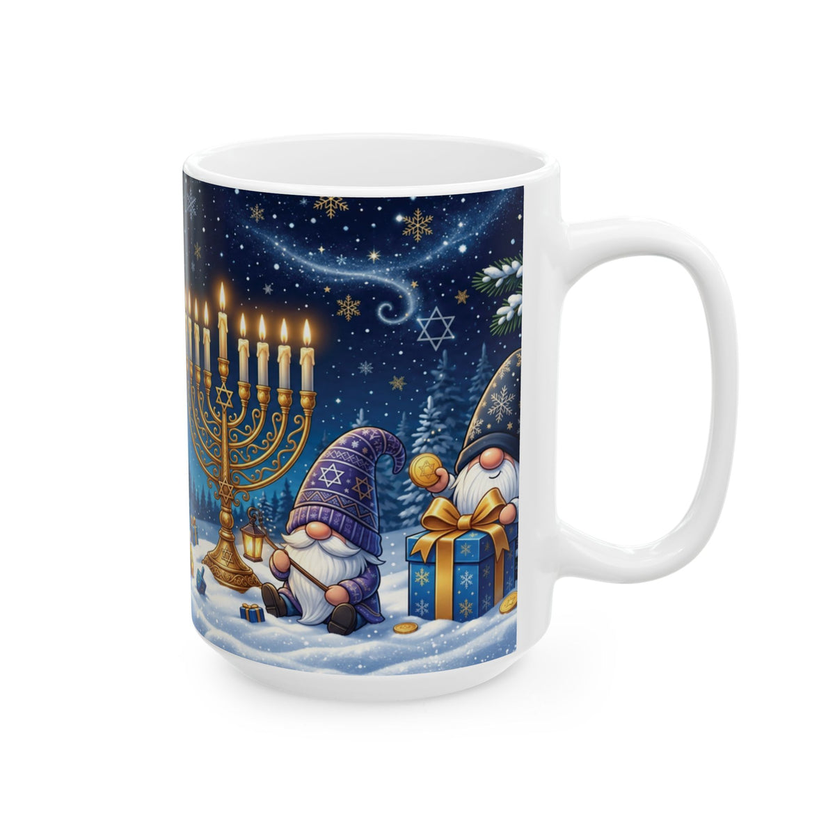 Gnome for Hanukkah Mug