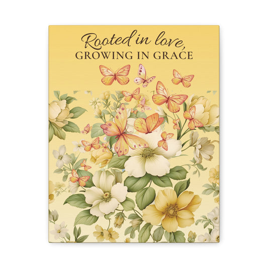 Rooted in Love Canvas Wall Art