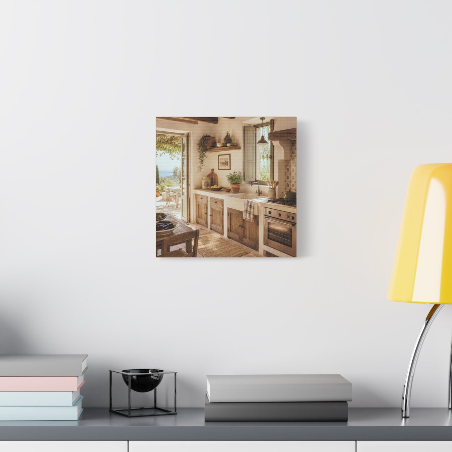 European Kitchen Retreat Canvas Wall Art