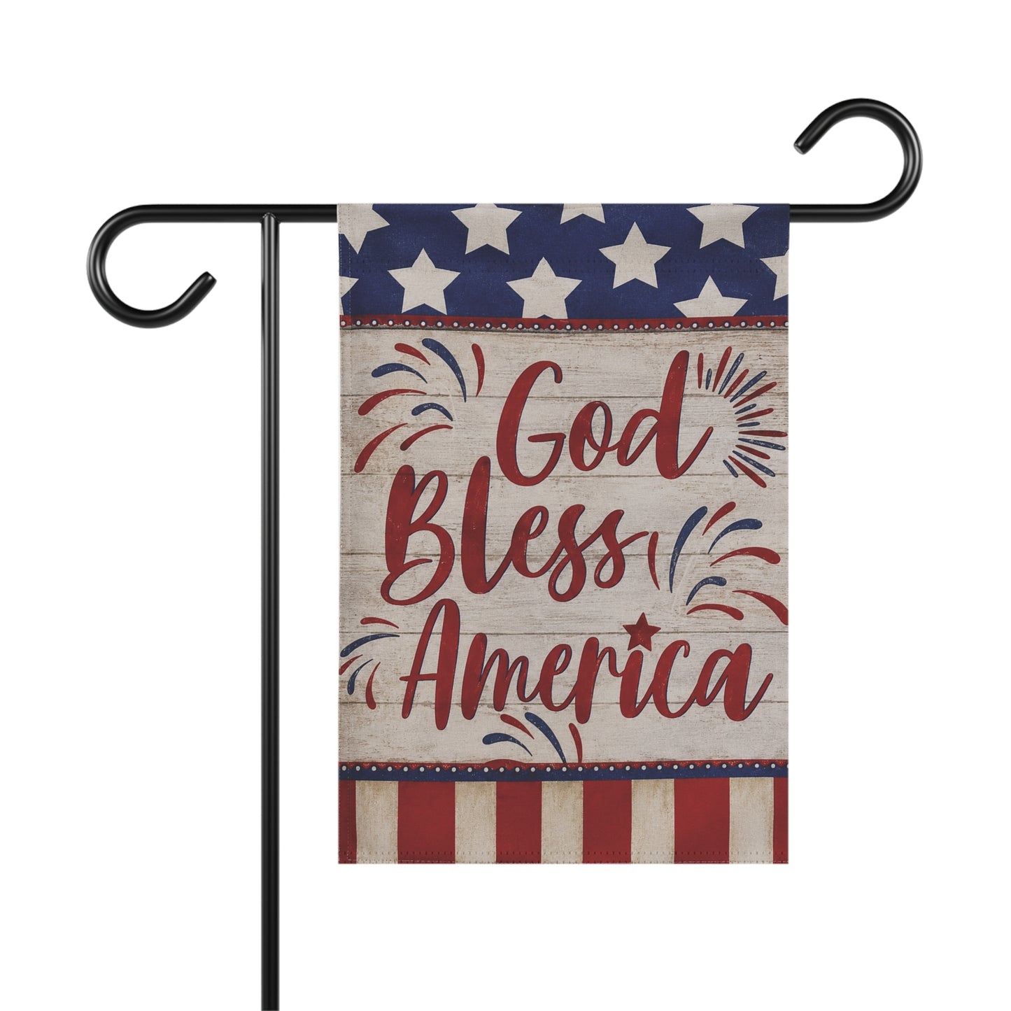 God Bless America Garden Flag