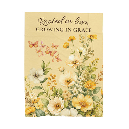 Rooted in Love Plush Throw