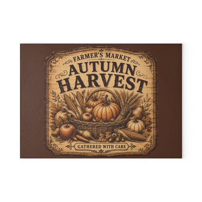 Old Mill Mercantile Autumn Harvest Glass Cutting Board