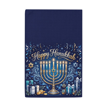 All Aglow Hanukkah Kitchen Towel