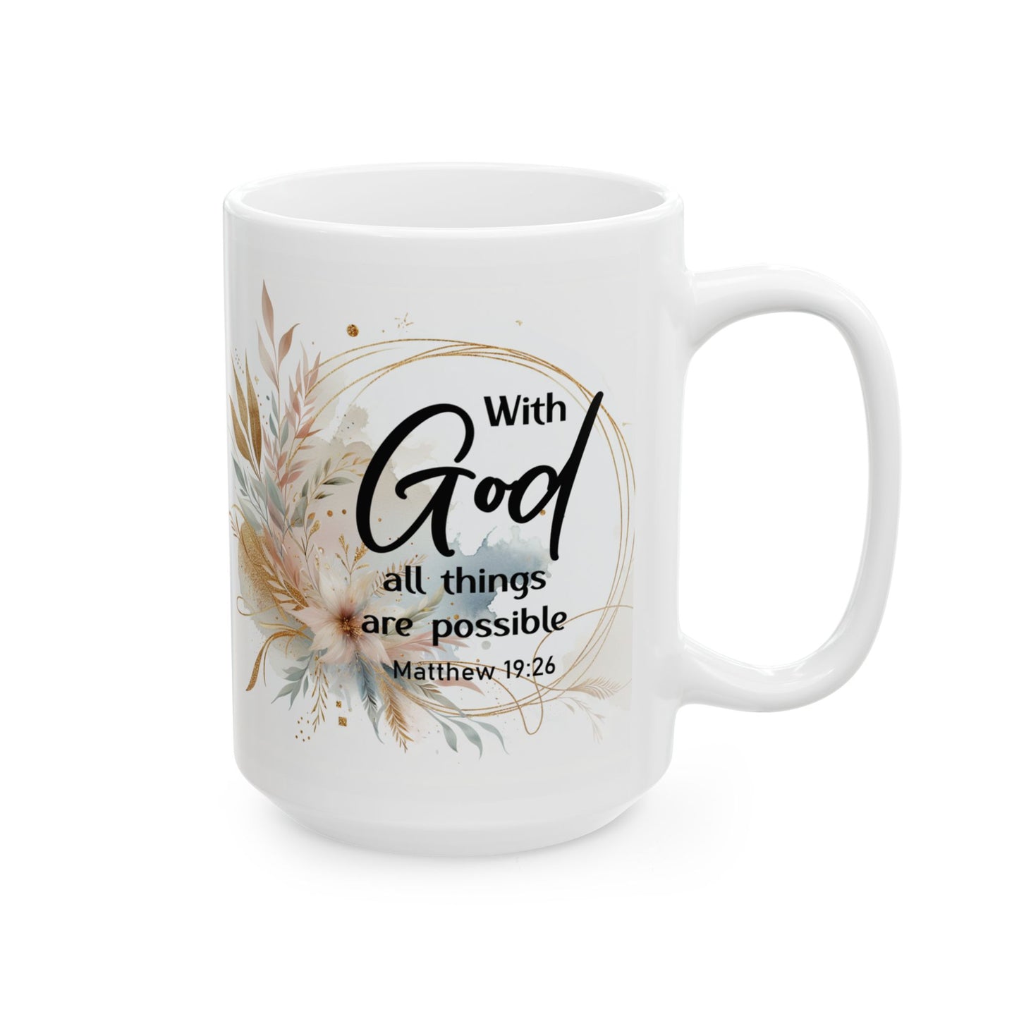With God All Things Are Possible Mug