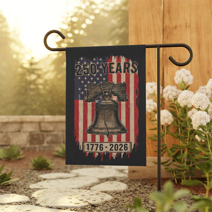 250 Years Liberty Bell Garden Flag