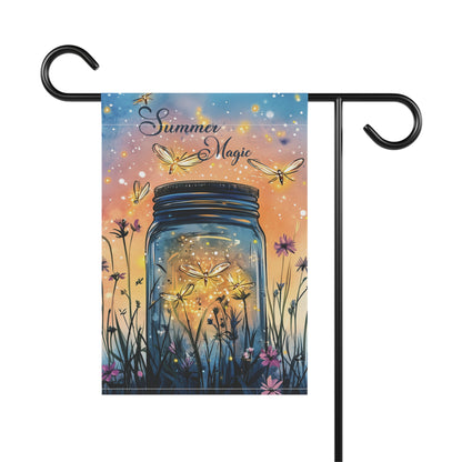 Catching Fireflies Garden Flag