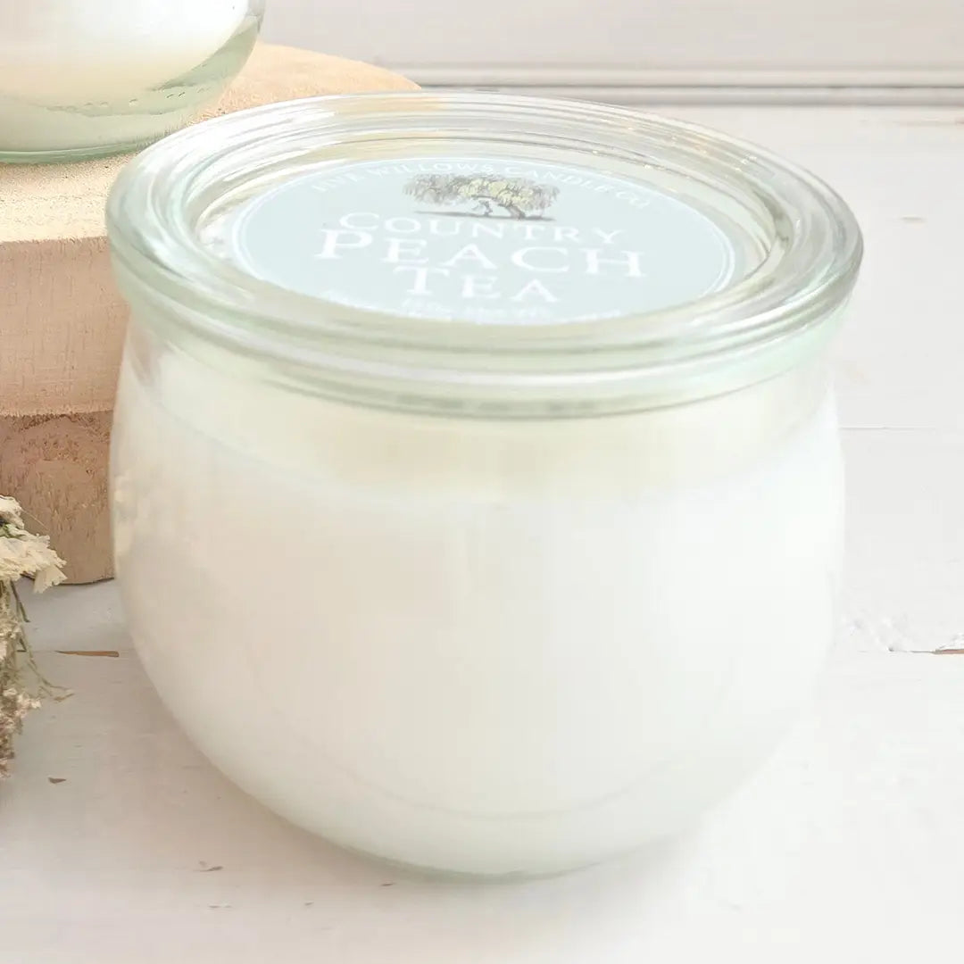 Country Peach Tea Candle