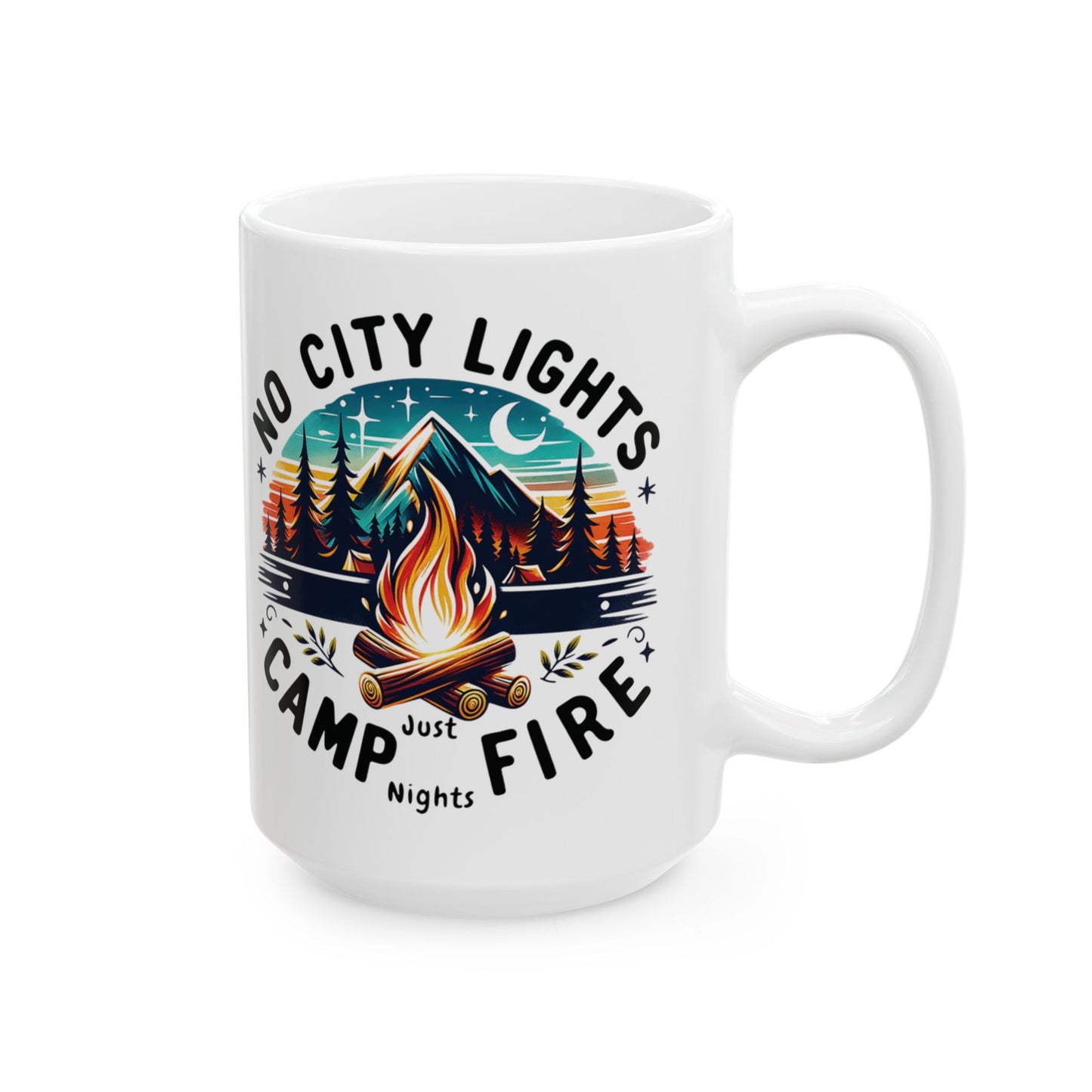 No City Lights, Campfire Nights Mug
