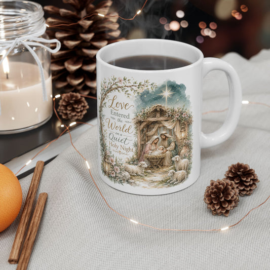 Love Entered the World Mug