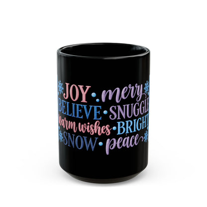 Snowflakes & Warm Wishes Mug