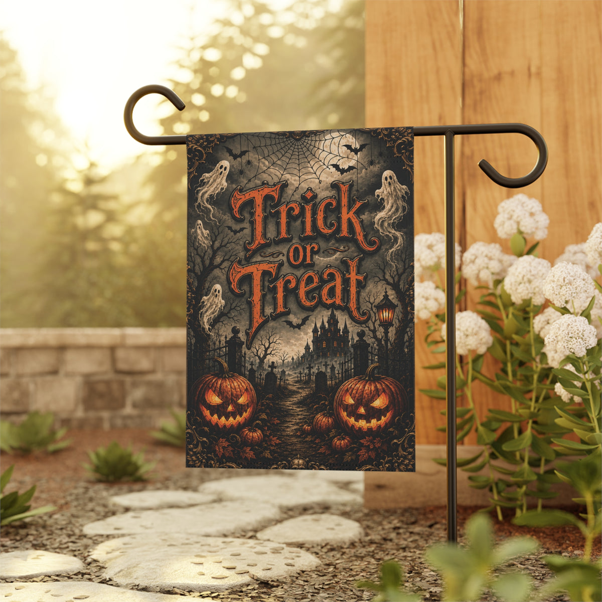 Trick or Treat Halloween Garden Flag