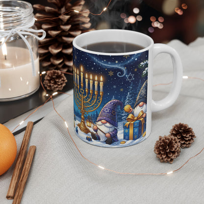 Gnome for Hanukkah Mug