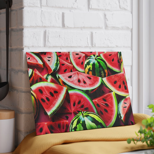 Watermelon Glass Cutting Board