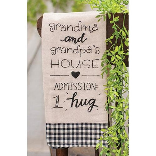 Grandma & Grandpa’s House Dish Towel