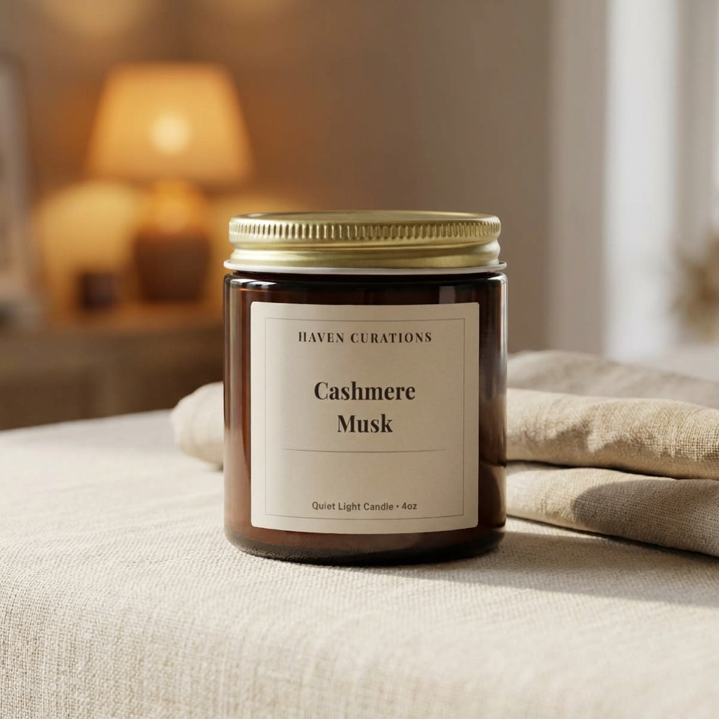 Cashmere Musk Quiet Light Candle