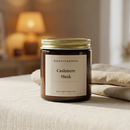 Cashmere Musk Quiet Light Candle
