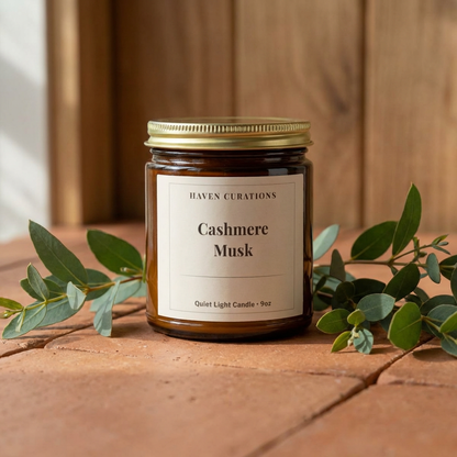 Cashmere Musk Quiet Light Candle