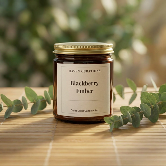 Blackberry Ember Quiet Light Candle