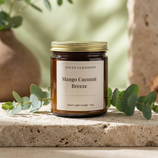 Mango Coconut Breeze Quiet Light Candle